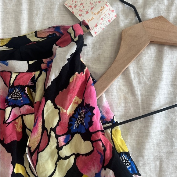 NWT Free People Maxi Skirt Side Slit Flowy Size 8 - Picture 8 of 11